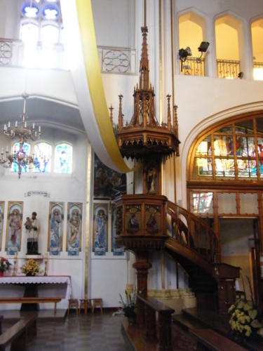 Oświęcim - Salezjanie kościół, wnętrze AL03